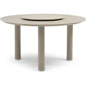 Coco Trino dining tuintafel 140 cm met lazy susan