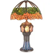 Baakman Tiffany stijl tafellamp 79,5 cm hoog