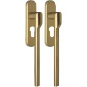 Formani Rivio by Gensler GL231PAY massieve paarsgewijze set hefschuifdeurbeslag inclusief cilindergat PC69 - PVD mat goud