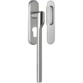 Formani Rivio by Gensler GL231Y massieve set hefschuifdeurbeslag inclusief cilindergat PC69 - mat RVS