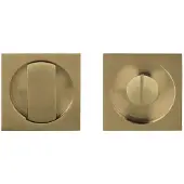 Formani | Schuifdeurkommen | LB57_T | 57mm | Messing Ongelakt