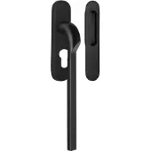 Formani Rivio by Gensler GL230Y massieve set hefschuifdeurbeslag inclusief cilindergat PC69 - PVD mat zwart