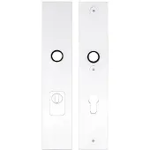 Formani Square LSQSM-50KT massieve veiligheidsschilden met kerntrekbeveiliging kruk/kruk SKG*** PC72 - wit