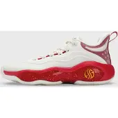 361 Degrees AG 6 First Flight Basketbalschoen Wit Rood | 45