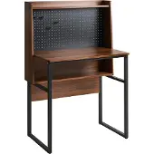 Beliani BUXTON - Bureau - Donkerbruin - Spaanplaat