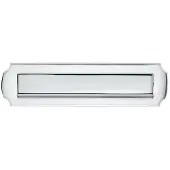 Artitec Briefplaat Art-Nouveau glans chroom