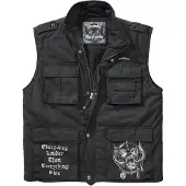 Brandit Bodywarmer 'Motörhead Ranger' zwart / wit