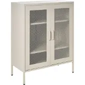 Beliani WAKATIPU - Kast - Lichtbeige - Staal