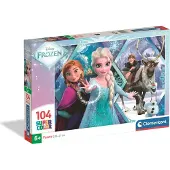 Clementoni - Puzzel - 104 Stukjes - Frozen - Kinderpuzzel - Vanaf 6 jaar