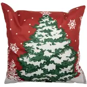 Clayre & Eef Kussenhoes 45x45 cm Rood Polyester