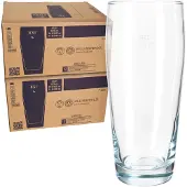 MamboCat 24-delige set bierglazen WILLIBECHER 0,5L geijkt van glas – 42207