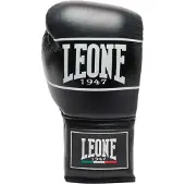 Leone1947 Shock Pro Laces Boxing Gloves Zwart 16 oz