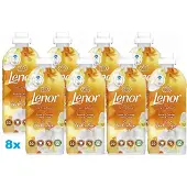 Lenor La Collection Indulge Amber & Orchidee – 8 x 1155 ml – 440 Wasbeurten – Wasverzachter Voordeelverpakking