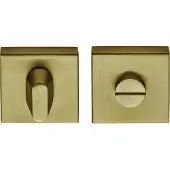 Formani Basics BSQWC53-ZI toiletsluiting vierkant zonder indicatie - PVD mat goud