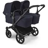 Bugaboo Donkey 6 Twin Kinderwagen - Deep Indigo Bekleding | deep indigo bekleding