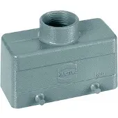 Harting 16B Laag Profiel Kap PG21 Aluminium Gietstuk - 09300161420