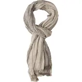Tresanti sjaal beige gemeleerd katoen en viscose