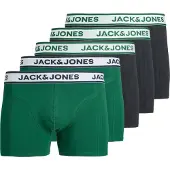 Jack & Jones Boxershorts 'JACNolan' groen / zwart / wit