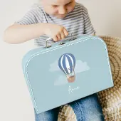Yoursurprise Kinderkoffer bedrukken - Blauw - Groot