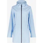 Mountain Peak lange gevoerde dames regenjas blauw maat XXL