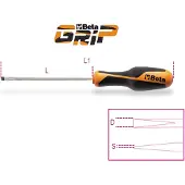 Beta Schroevendraaiers voor verzonken sleufschroeven 1264 5X125 - 012640018