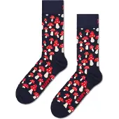 Happy socks Sokken Mushroom Rood | Zwart | Maat 41-46