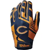 Wilson Nfl Stretch Fit Chicago Bears American Football Handschoenen Oranje Man,Vrouw