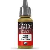 Vallejo Hobbyverf Acrylverf - 72063 Game Color - Desert Yellow - Acryl - Verf flesje - 18 ml