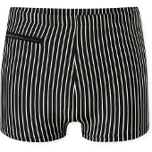 Schiesser Zwemshorts ' Ocean Swim ' zwart / wit