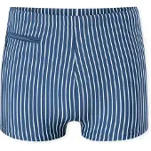 Schiesser Zwemshorts ' Ocean Swim ' blauw / wit