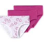 Schiesser Onderbroek ' Fine Rib ' violetblauw / donkerroze / wit
