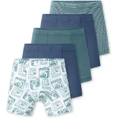 Schiesser Onderbroek donkerblauw / groen / wit