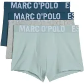 Marc o'polo Boxershorts ' Essentials ' blauw / grijs gemêleerd / mintgroen
