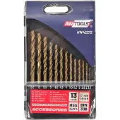 AWTOOLS AW42212 - Kobalt Metaalboor Set - 13 stuks - HSS-Co