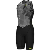 ALÉ - Triathlon Triple Body Sleeveless - Fietspak S, zwart/grijs