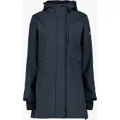Mountain Peak dames softshell parka jas blauw maat L