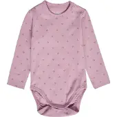 Hummel Rompertje/body 'Bee' lichtblauw / mauve