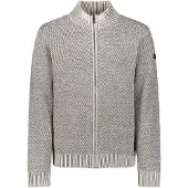 No-excess Gebreid vest stone grey