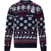 Ajax -kersttrui navy rood