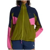 New Balance Sportjas marine / groen / pink