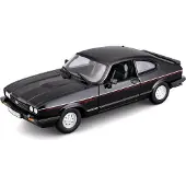 Bburago Ford Capri 1982 Modelauto 1:24 Metaal Zwart