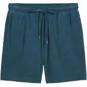 Marc o'polo Pyjamabroek ' Terry Towel ' donkerblauw