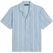 Marc o'polo Shirt ' Terry Towel ' lichtblauw / wolwit