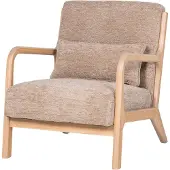 Woood Mark Fauteuil - Chenille - Zand - 75x67x82