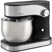 Maestro MR-557, Staande mixer, Zwart, Roestvrij staal, Kneedfunctie, Mengfunctie, 3 liter, Draaibaar, Roestvrij staal