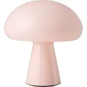 Gubi Obello Tafellamp Draagbaar Powder Pink - Draagbare lampen Glas Mellow Yellow - 10147245