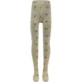 Ewers Malliot Kindermaat - Donkerbeige met Bloemen Perzikroze-134/146