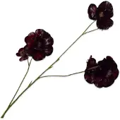 Silk-ka Kunstbloem-Zijden Bloem Lisianthus Tak Bordeau-Rood 96 cm