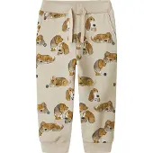 Name it Broek donkerbeige / blauw / pueblo / wit