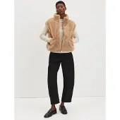 Someday. Relaxed fit gilet van imitatiebont, model 'Vaari'